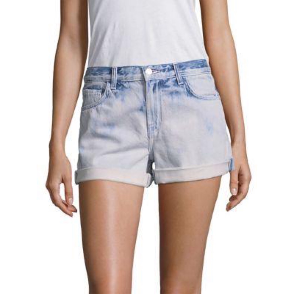 J Brand Johnny HighRse Cuffed Denim Shorts In Dazed